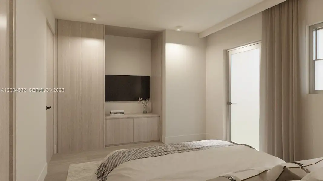 Furnished interior view inside a new home in , Miami Beach (Image 9).