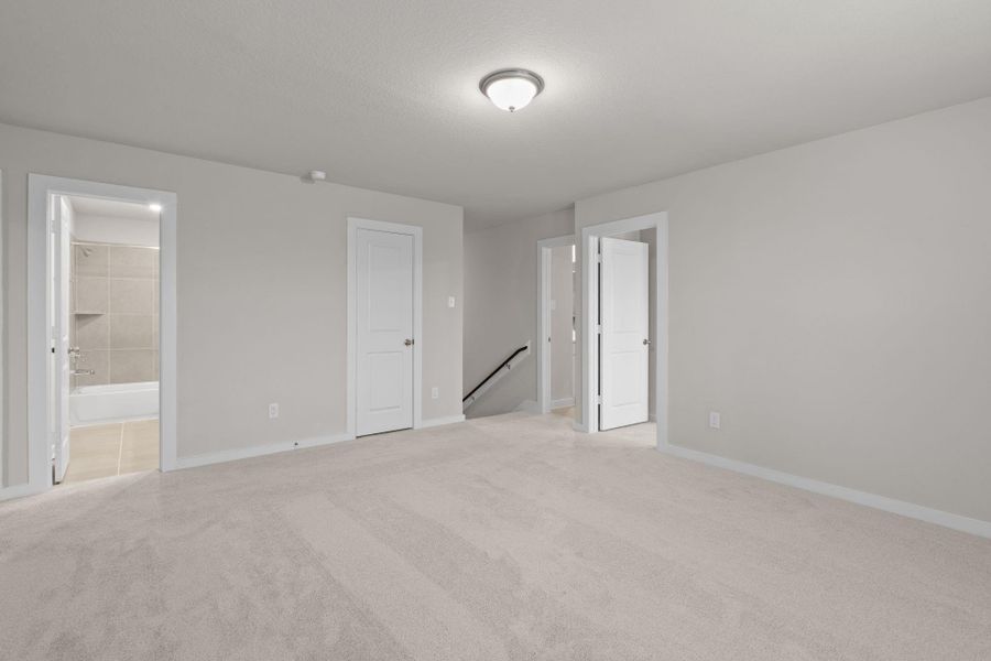 Spacious, unfurnished interior of a new home in River Ranch Trails, Dayton (Image 9). Spacious, unfurnished interior of a new home in River Ranch Trails, Dayton (Image 9).