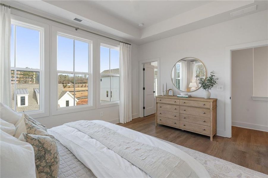 Furnished interior view inside a new home in , Alpharetta (Image 38).