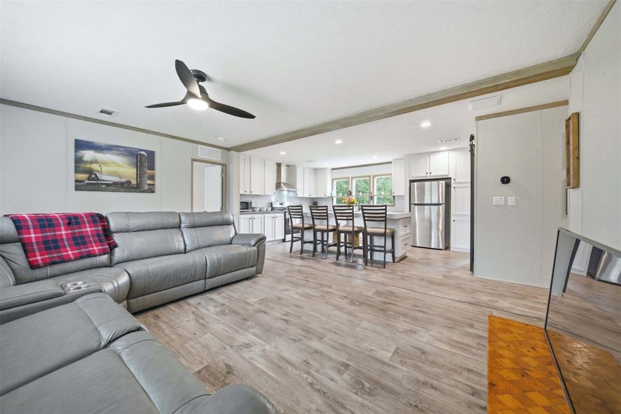 Furnished interior view inside a new home in , Somerville (Image 6).