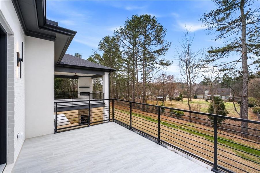 Exterior details and patio area of a home in , Buford (Image 3).