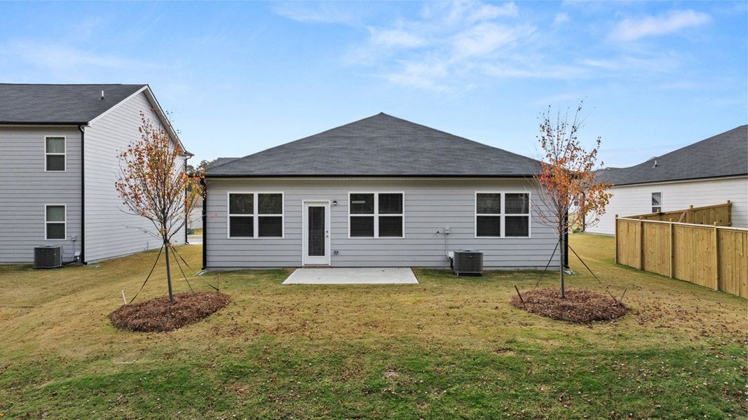 Exterior details and patio area of a home in WillowBrook, Bethlehem (Image 3). Exterior details and patio area of a home in WillowBrook, Bethlehem (Image 3).