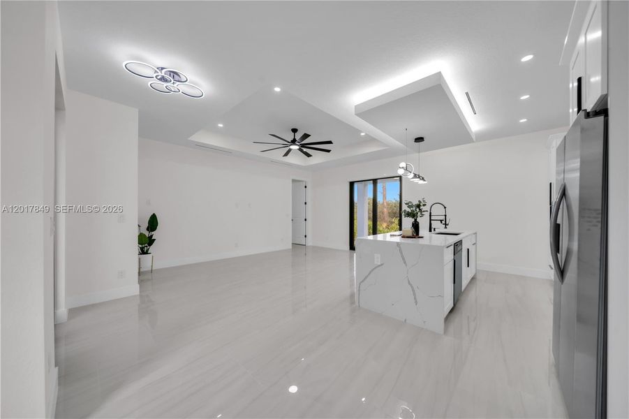 Furnished interior view inside a new home in , Lehigh Acres (Image 8).