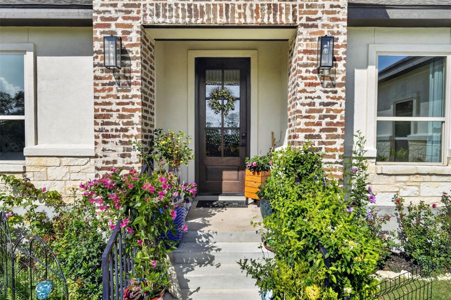 Front entry from outside Front entry from outside