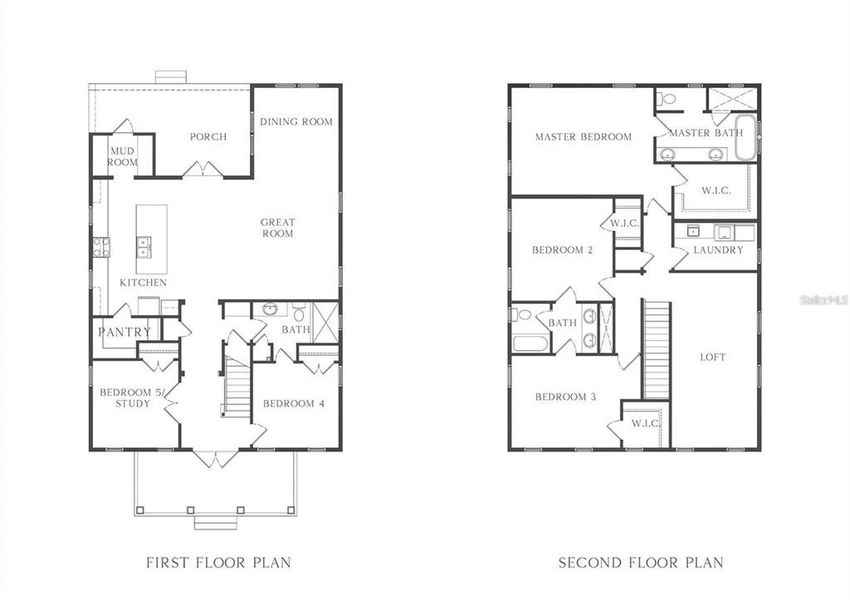 2D floor plan layout of this home in , St. Petersburg, FL (Image 4).