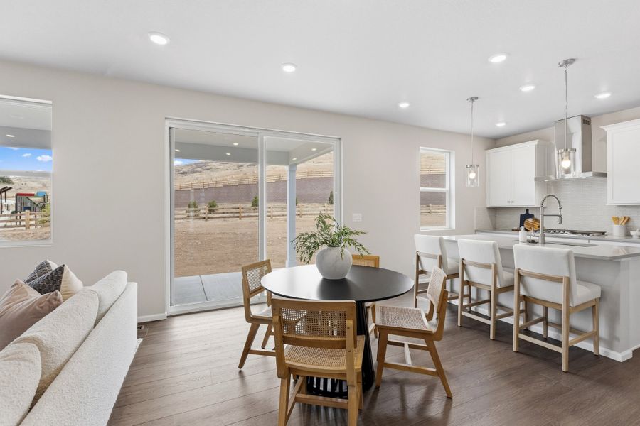 Furnished interior view inside a new home in The Manors Collection at Golden Overlook, Golden (Image 8).