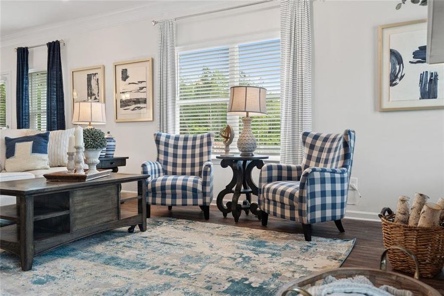 Furnished interior view inside a new home in Sycamore Crest, Calhoun (Image 16).