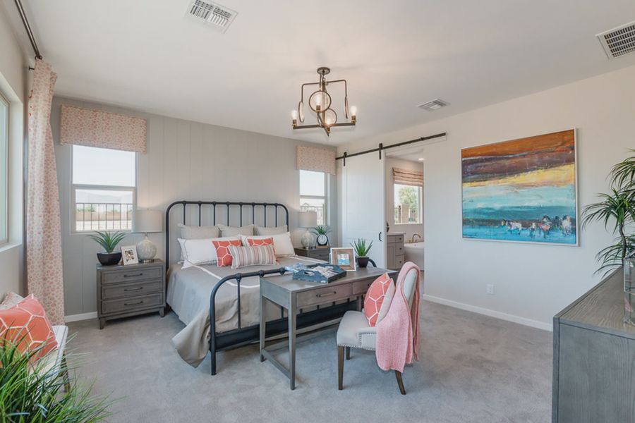 Furnished interior view inside a new home in Forté at Granite Vista, Waddell (Image 12).
