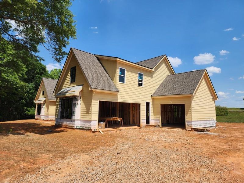 In-progress construction of a new home in , Pendergrass, GA (Image 4).