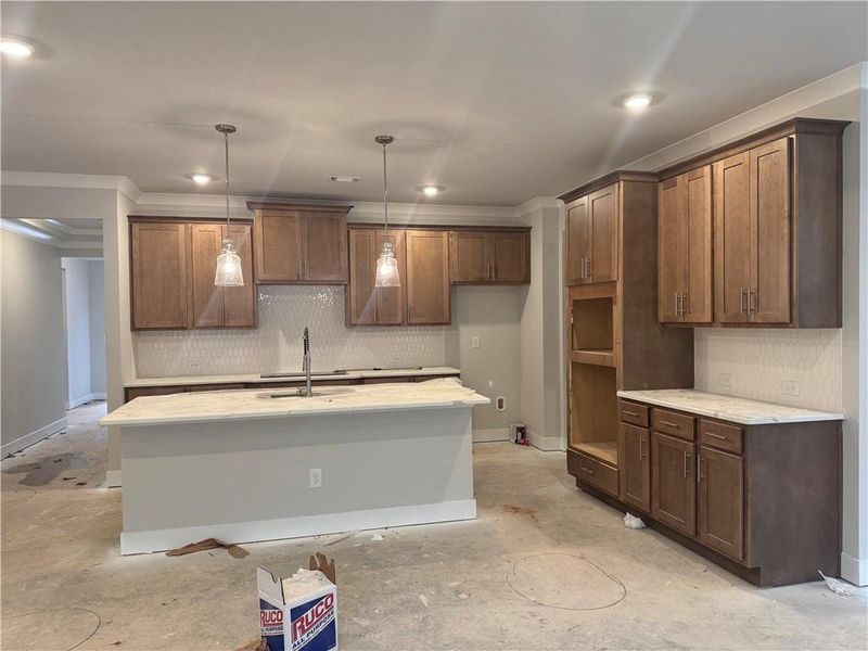 In-progress construction of a new home in Rosewood Lake Preserve, Hoschton, GA (Image 26).