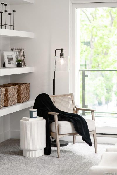 Furnished interior view inside a new home in , Denver (Image 38).
