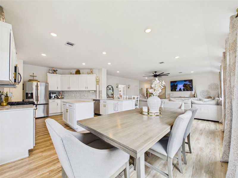 Furnished interior view inside a new home in Sterling Point at Baytown Crossings: Wildflower II Collection, Baytown (Image 14). Furnished interior view inside a new home in Sterling Point at Baytown Crossings: Wildflower II Collection, Baytown (Image 14).
