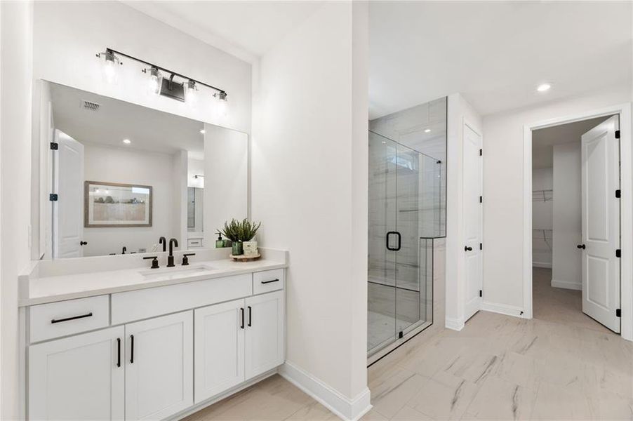 Furnished interior view inside a new home in Fern Hollow, Buford (Image 15).