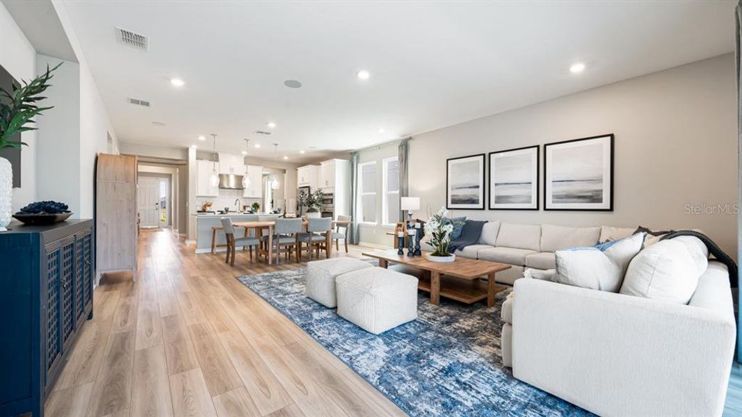 Furnished interior view inside a new home in Coasterra Community Group Page, Palmetto (Image 10).