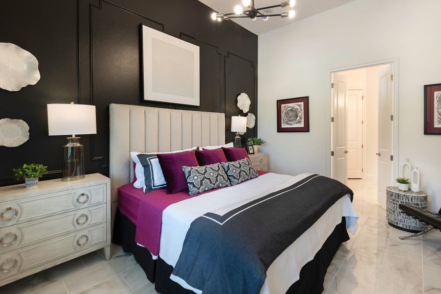 Representative furnished interior of a home built from the Waterfall by Park Square Residential in Paradiso Grande, Orlando (Image 13).