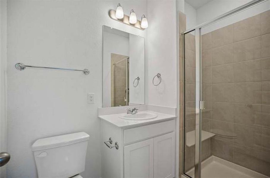 Furnished interior view inside a new home in Whitewing Trails, Princeton (Image 7).