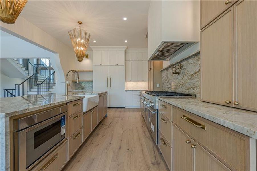 Furnished interior view inside a new home in , Canton (Image 40).