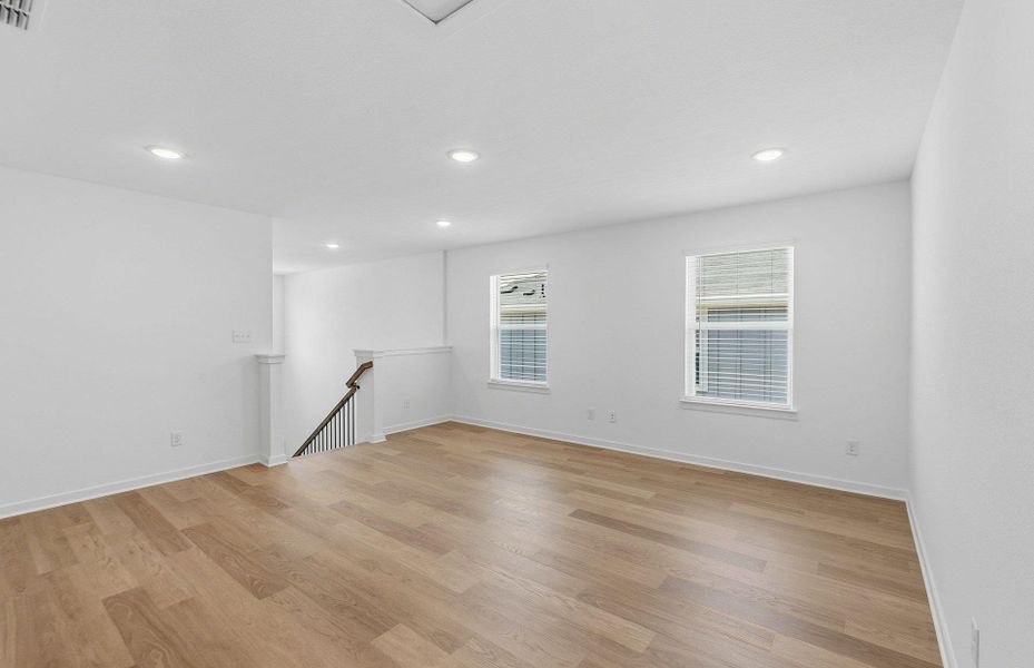 Spacious, unfurnished interior of a new home in Sunfield, Buda (Image 15). Spacious, unfurnished interior of a new home in Sunfield, Buda (Image 15).