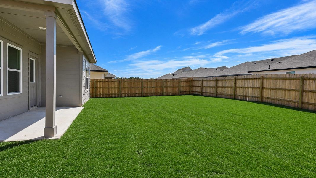 Exterior details and patio area of a home in Holly Ridge, Rosenberg (Image 2). Exterior details and patio area of a home in Holly Ridge, Rosenberg (Image 2).