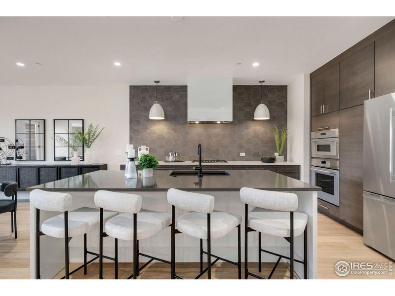 Furnished interior view inside a new home in , Loveland (Image 19).