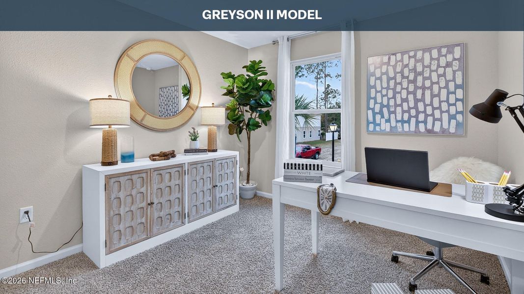 Furnished interior view inside a new home in Hansen Creek, Jacksonville (Image 15).