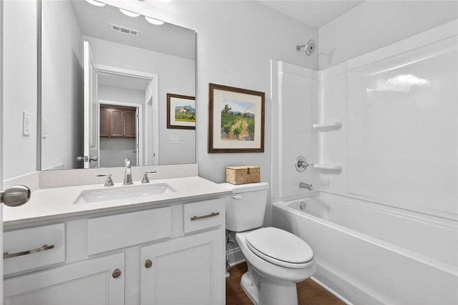 Furnished interior view inside a new home in , Suwanee (Image 24).