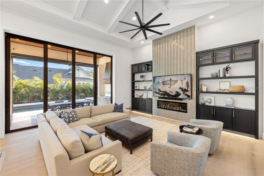 Furnished interior view inside a new home in , Sarasota (Image 9).