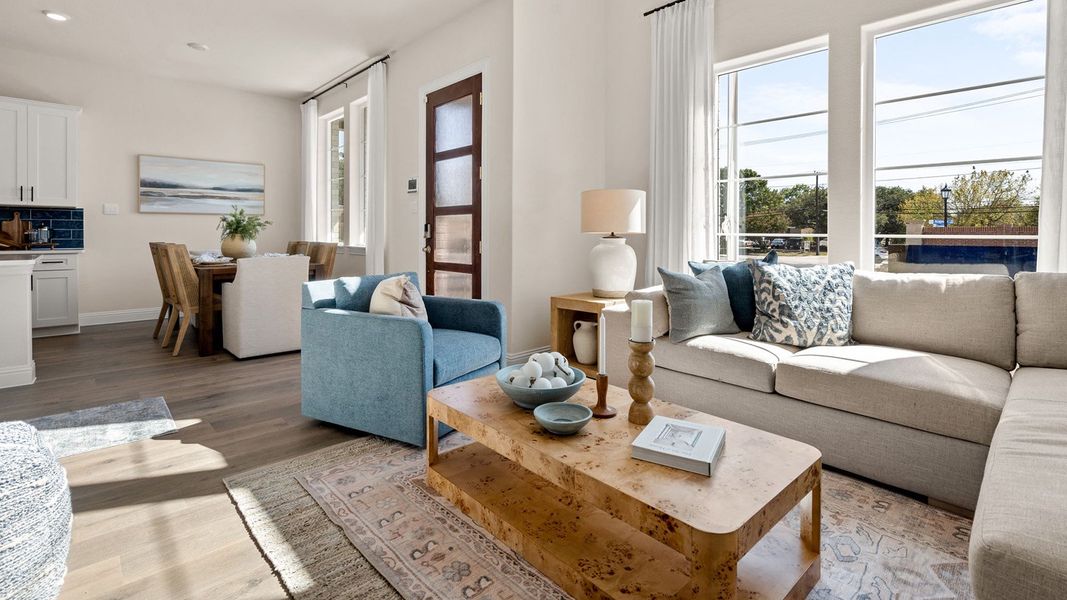 Furnished interior view inside a new home in Greenwood Square, Richardson (Image 8).