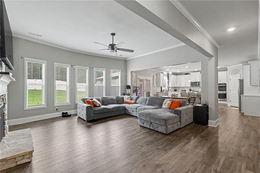 Furnished interior view inside a new home in , Douglasville (Image 11).