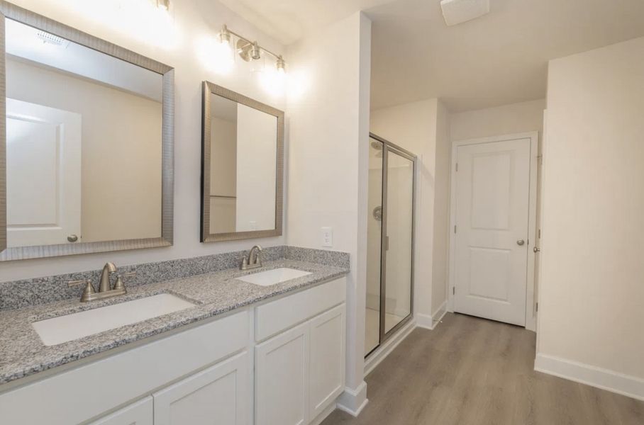 Furnished interior view inside a new home in Old Shoals, Monetta (Image 10).
