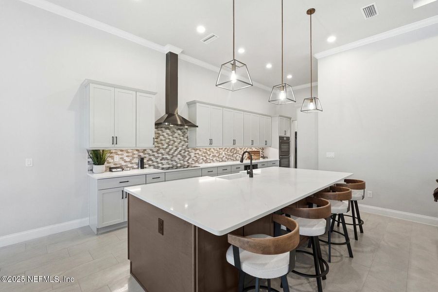 Furnished interior view inside a new home in , Palm Coast (Image 71).