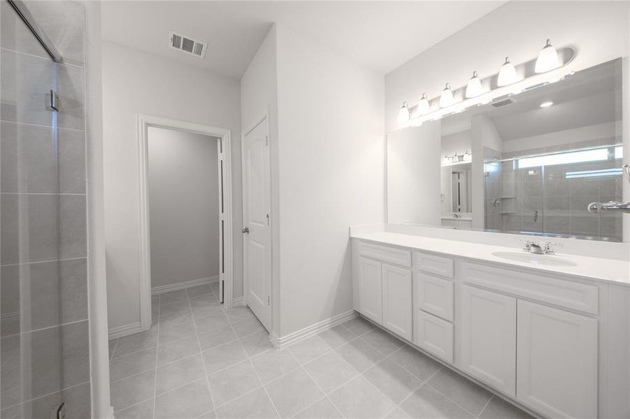 Furnished interior view inside a new home in Churchill: Fields 40', Anna (Image 6). Furnished interior view inside a new home in Churchill: Fields 40', Anna (Image 6).