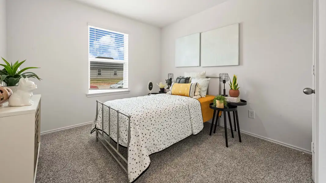 Furnished interior view inside a new home in Tamarron, Fulshear (Image 3).