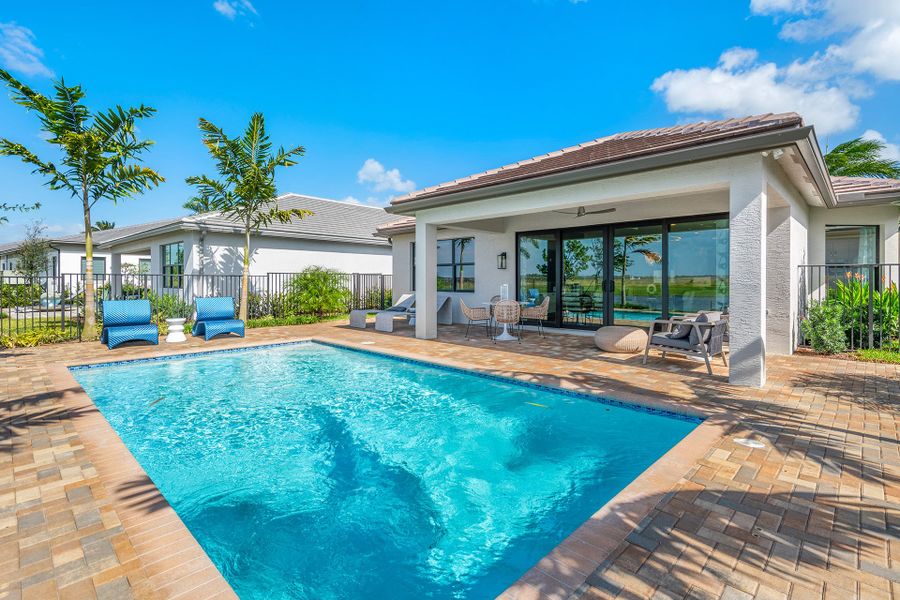 Representative exterior details of a home built from the Atlantica by GL Homes in Valencia Parc at Riverland, Port St. Lucie (Image 26).