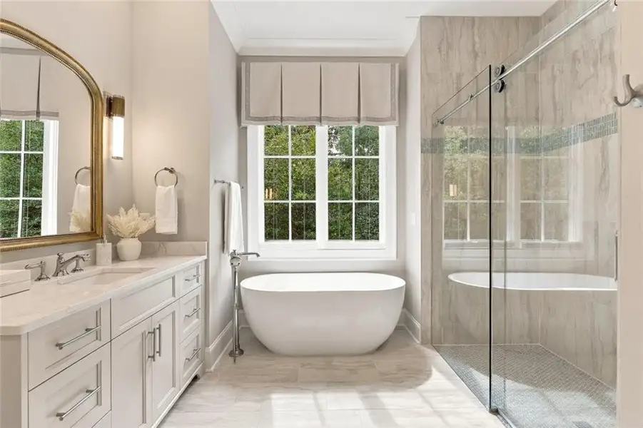 Furnished interior view inside a new home in , Sandy Springs (Image 47).