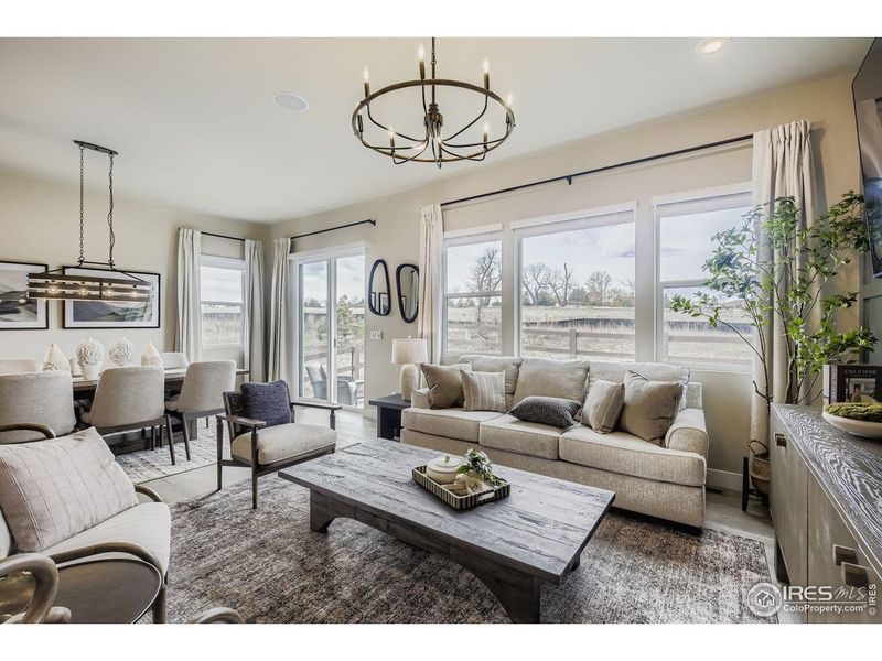 Furnished interior view inside a new home in Country Club Reserve – Fort Collins, Fort Collins (Image 17).