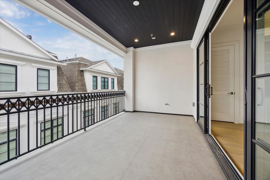 Terrace off of the 4th floor Terrace off of the 4th floor