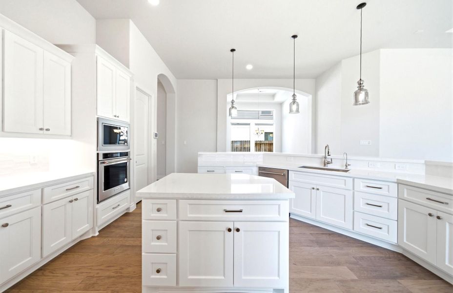 Furnished interior view inside a new home in The Highlands 55′, Porter (Image 15).