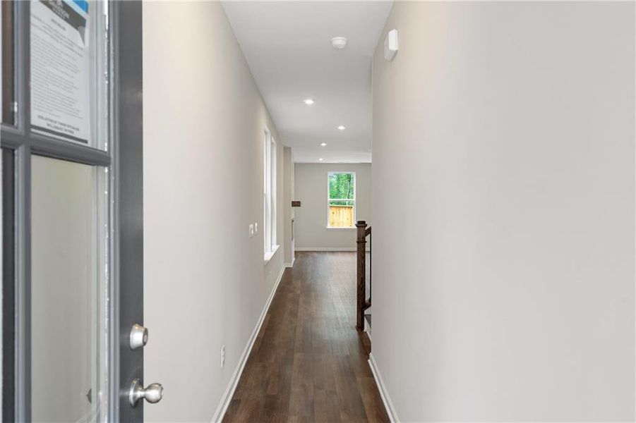 Spacious, unfurnished interior of a new home in The Village at Shallowford, Kennesaw (Image 24).