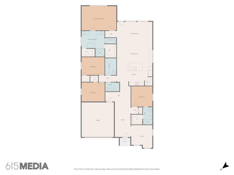 Visualize your future in this thoughtfully designed layout, offering distinct living zones and comfortable spaces.