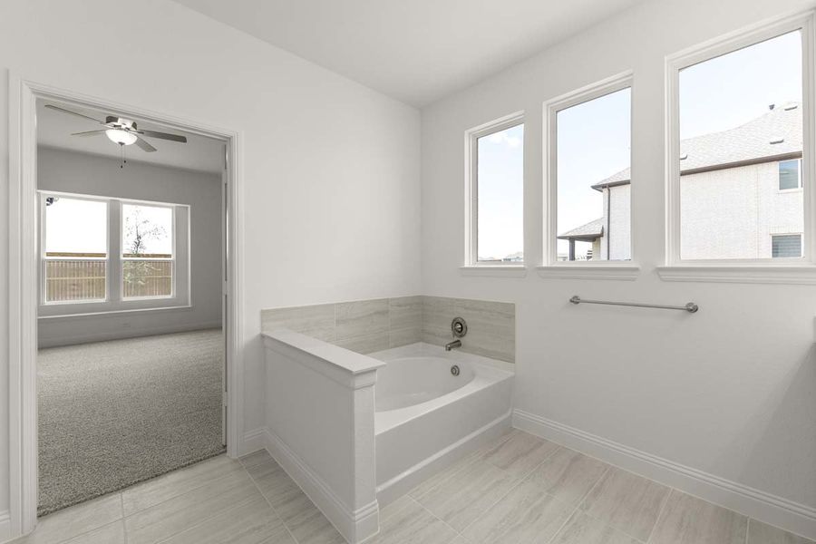 Furnished interior view inside a new home in Sutton Fields, Celina (Image 11). Furnished interior view inside a new home in Sutton Fields, Celina (Image 11).