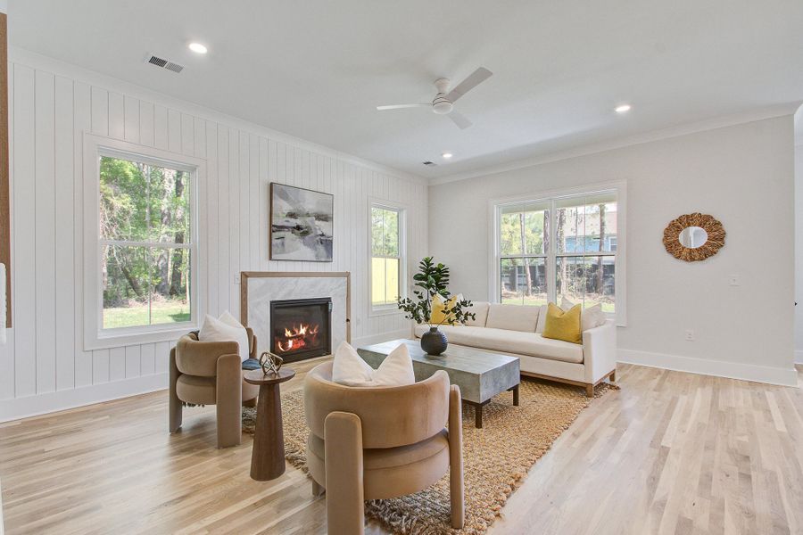 Furnished interior view inside a new home in , Mount Pleasant (Image 7).