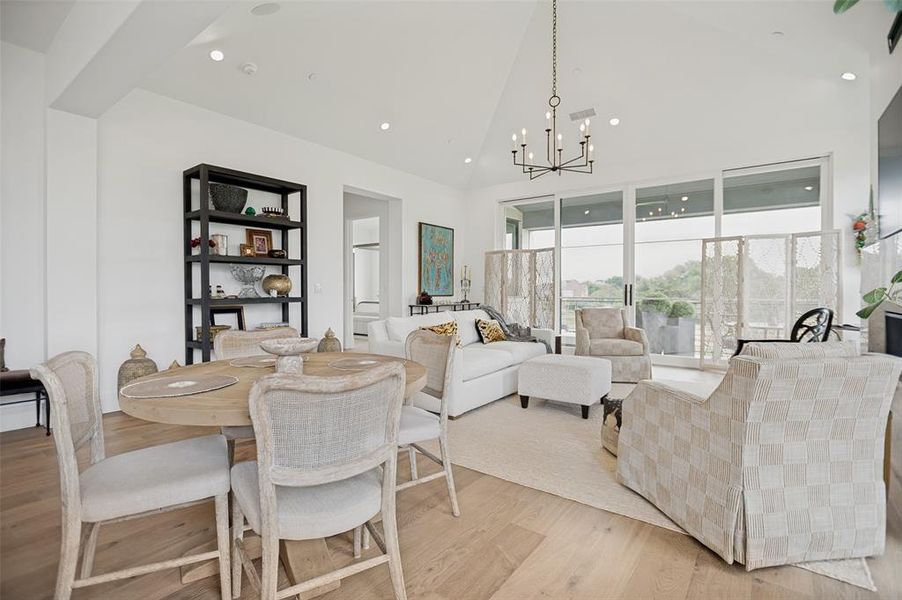 Furnished interior view inside a new home in The Residences, Irving (Image 26).