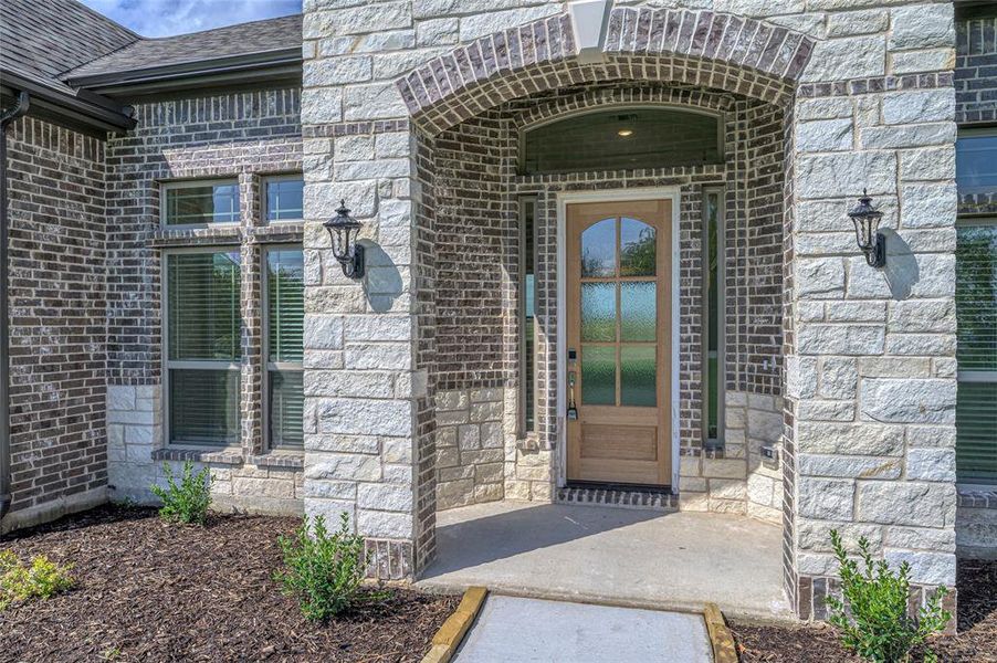 Exterior details and patio area of a home in Pioneer Estates, Blue Ridge (Image 20). Exterior details and patio area of a home in Pioneer Estates, Blue Ridge (Image 20).