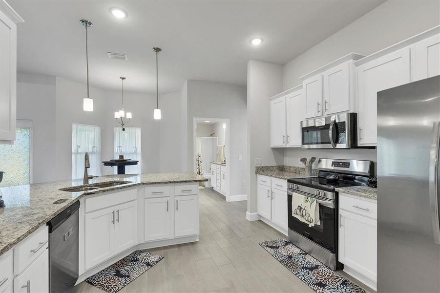 Furnished interior view inside a new home in , Port Charlotte (Image 33). Furnished interior view inside a new home in , Port Charlotte (Image 33).