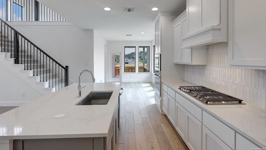 Furnished interior view inside a new home in Ladera, San Antonio (Image 13).