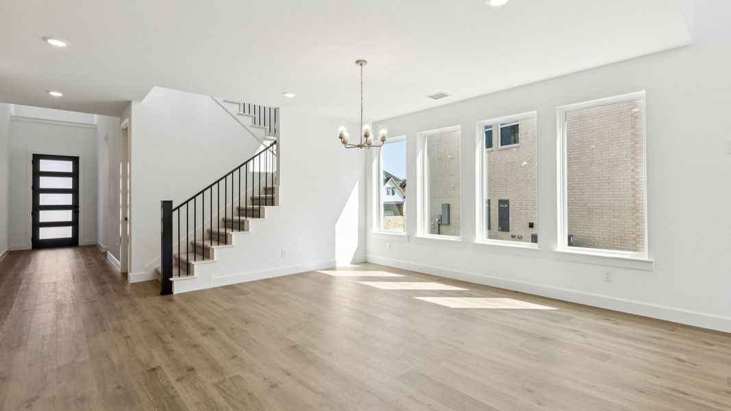 Representative unfurnished interior of a home built from the Tristan by Normandy Homes in Rainwater Crossing, Celina (Image 22).