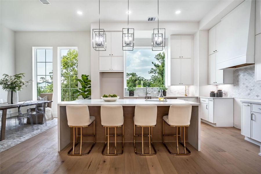 Furnished interior view inside a new home in , Houston (Image 5). Furnished interior view inside a new home in , Houston (Image 5).