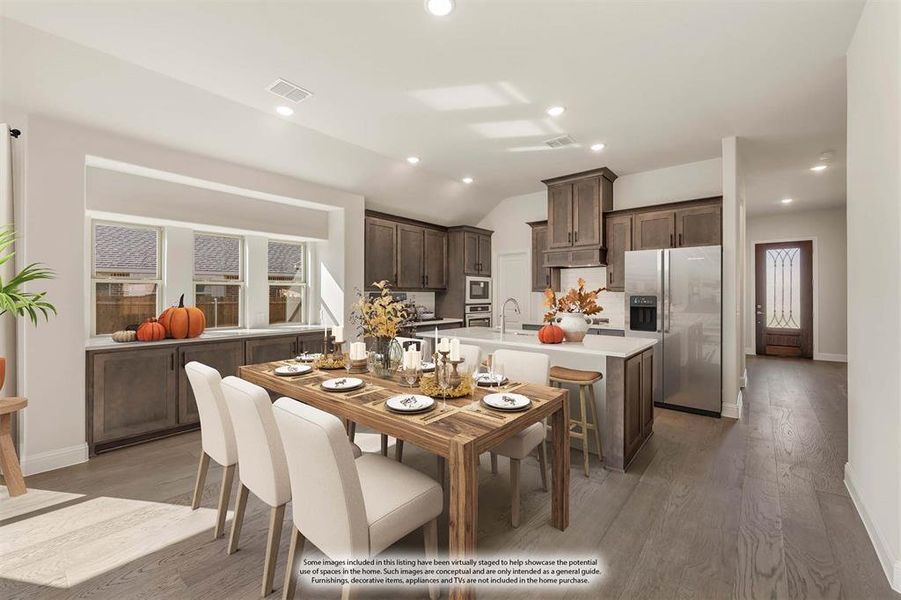 Furnished interior view inside a new home in Sable Creek, Sanger (Image 6). Furnished interior view inside a new home in Sable Creek, Sanger (Image 6).
