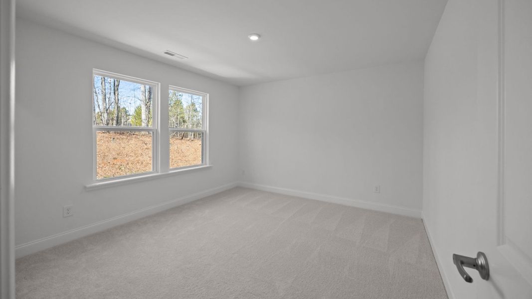 The Burton Plan in Farms at Bellingham by DRB Homes in Charlotte NC - Bedroom